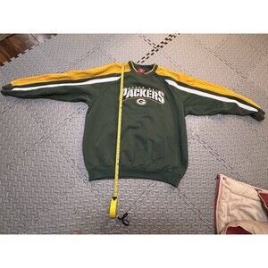 Vintage Green Bay Packers Sweatshirt Adult XL Green Yellow Crewneck Y2K Mens